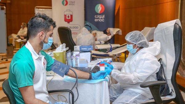 خلال الحدث اينوك تدعم جهود مركز دبي للتبرّع بالدم عبر سلسلة من حملات التبرع بالدم