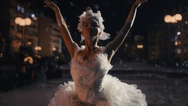 The show must go on in this year’s Amazon Christmas TV advert, as a young ballet dancer prepares for a staring role amid the coronavirus crisis  (Twitter)