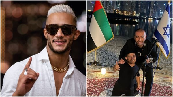Mohamed Ramadan Hugs Israeli Singer Omer Adam in Dubai .. & an Emirati Blogger Brags About It