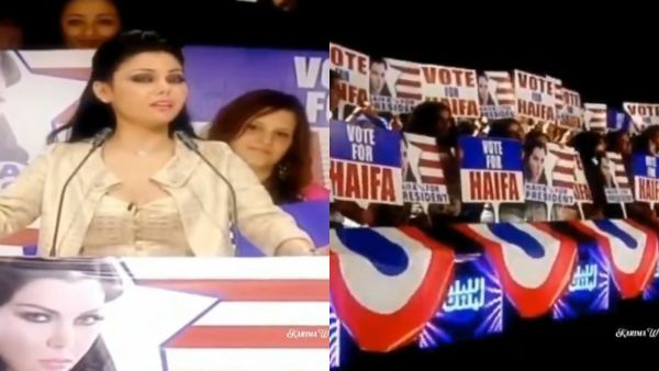 Move Over Trump and Biden, Cuz Haifa Wehbe Is Getting Votes in the 2020 US Presidential Elections (Picture)