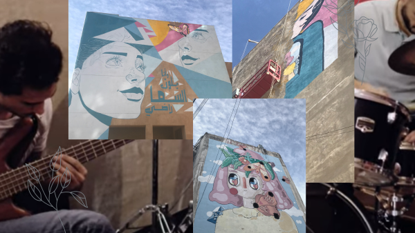 while these images beautify the city and give viewers a pleasant site, 'if they can at least make the passerby smile, then we have achieved our mission to ease people's distress in this difficult year.'