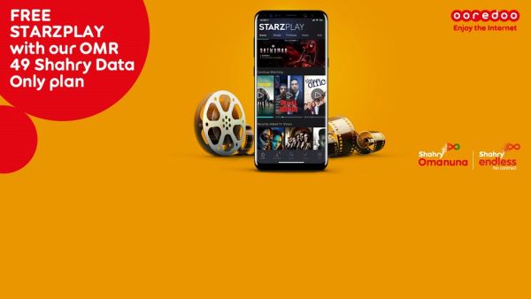 Ooredoo تجربة عملاء ’شهري عُماننا‘ الرقمية بمحتوى ترفيهي مميز على شاشات التلفاز عبر اشتراك مجاني فيSTARZPLAY