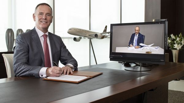 Tony Douglas , Group Chief Executive Officer of Etihad Aviation Group El Al Israel Airlines and Etihad Airways To Explore Greater Cooperation Following Mou Signing