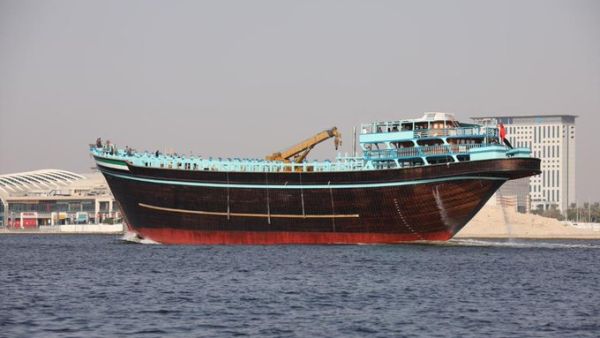 The dhow, named Obaid has been officially recognised by Guinness World Record (Twitter)