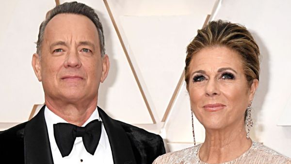 توم هانكس وزوجته