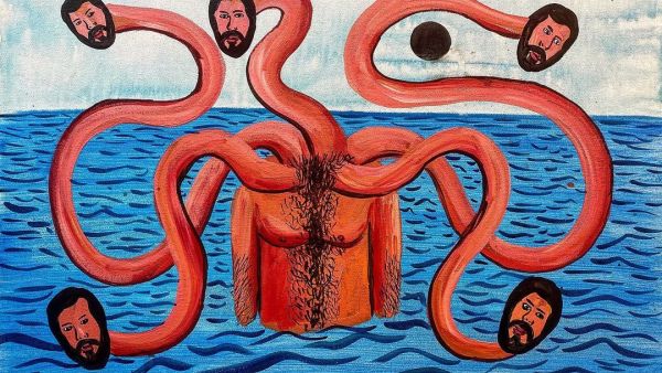 Art work by Iranian artist Mostafa Sarabi. (Instagram)