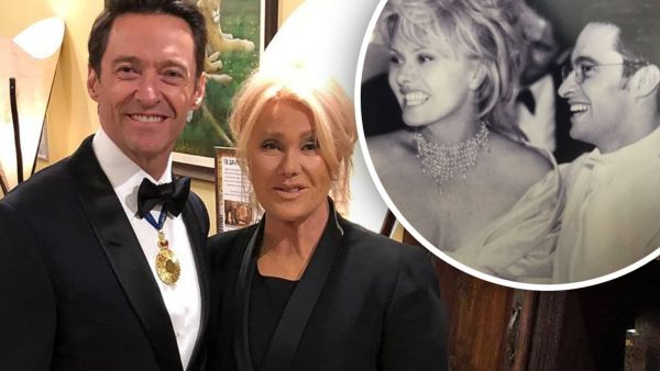 هيو جاكمان وزوجته