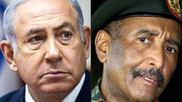 Netanyahu (Left), Abdel Fattah al-Burhan (AFP File Photo)