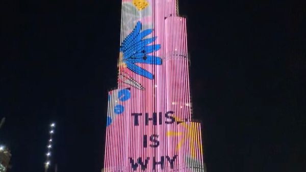 Floward Announces Arrival To Uae on the Burj Khalifa