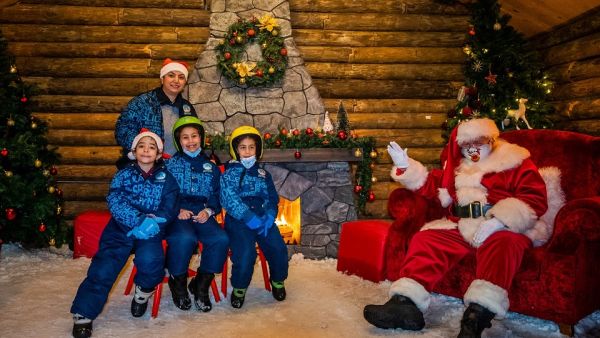 Children From Make-a-Wish® UAE and Their Families Treated To a Special Meeting With Santa Claus at Ski Dubai’s Winter Wonderland