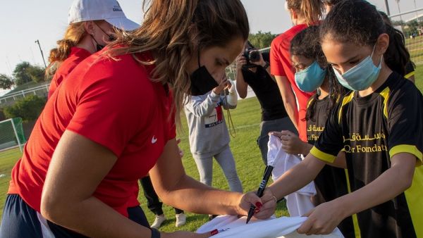 American Soccer Stars Visit Qatar Foundation Ahead of 2021 U.s.-Qatar Year of Culture Launch
