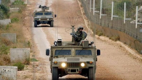 دوريات اسرائيلية على الخط الفاصل مع الحدود اللبنانية