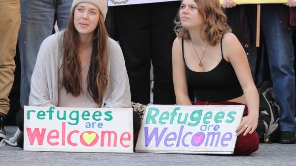 Unidentified protesters take part in World Refugee Day Rally. (Shutterstock/ File Photo)