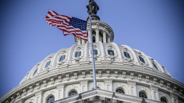 With more than 80 of the 100 senators voting to override, well more than the two-thirds required, the Republican-controlled Senate approved the $740.5 billion National Defense Authorization Act to fund the military for fiscal 2021.  Eric BARADAT / AFP