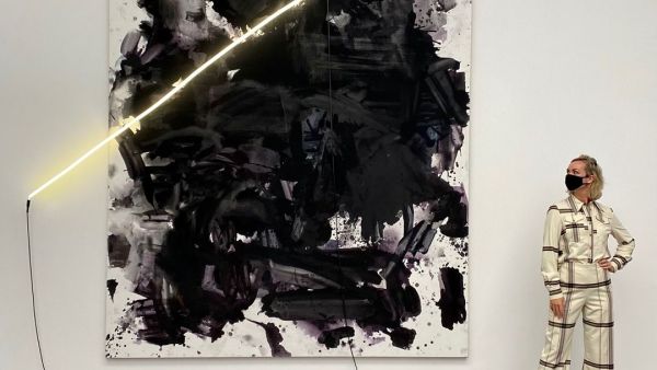 artists use new technologies in their production processes, or explore a contrast between more traditional media and futuristic imagery or thinking. (Instagram)