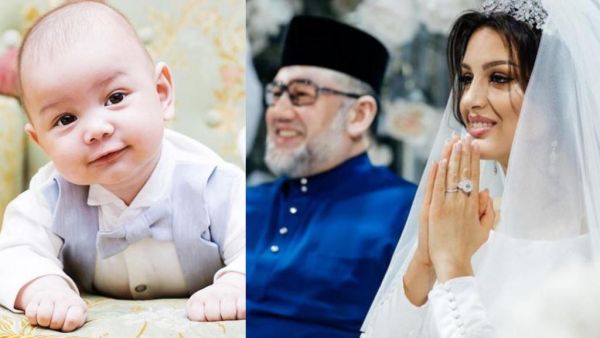 السلطان محمد الخامس / أوكسانا فوفودينا / طفلهما ليون