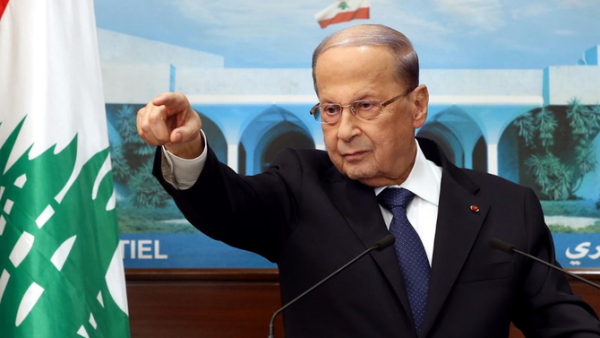 Lebanese President Michel Aoun. (AFP)