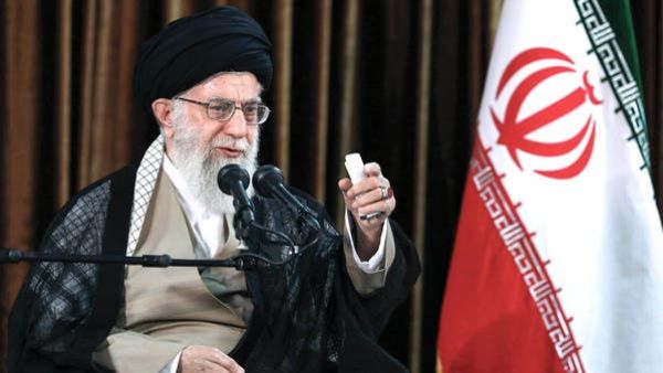 Supreme Leader Ayatollah Ali Khamenei during a meeting with foreign ministry officials in Tehran. (File photo: AFP)
