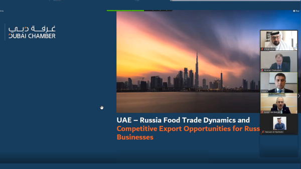 Dubai Chamber Webinar Promotes UAE-Russia Food Trade