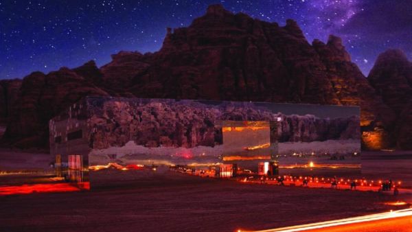 Video shows a woman travelling across AlUla – she visits Hegra, Elephant Rock, locations of the ancient civilizations of the Dadanites, Nabataeans, Romans and Maraya Concert Hall. (Twitter)