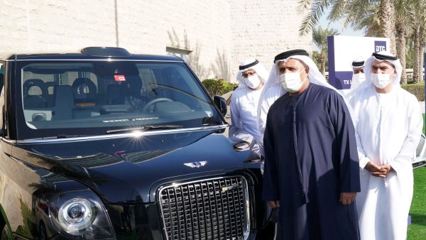 A new taxi service that resembles London’s iconic black cabs will be trialled at Dubai airport in February. (Dubai Media Office)