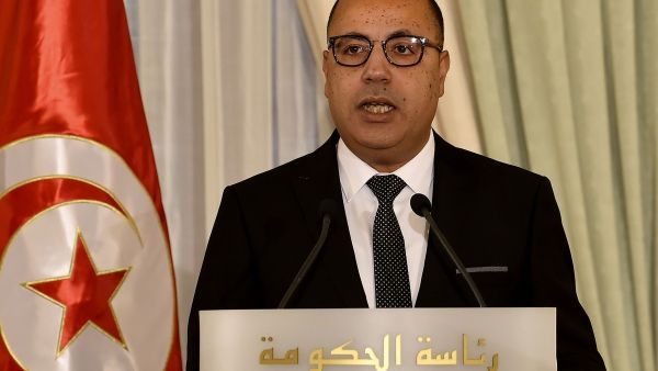 Tunisia's former Prime Minister Hichem Mechichi in Tunis on September 3, 2020 [FETHI BELAID/AFP via Getty Images]