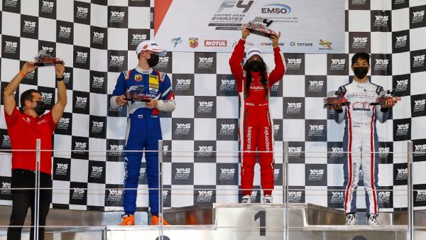 During the event Hamda Al Qubaisi Victorious During Round 2 of f4 UAE at Yas Marina Circuit