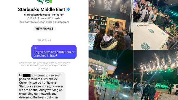 Starbucks is an American multinational chain of coffeehouses and roastery reserves headquartered in Seattle. (Twitter)