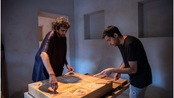Tarek Atoui: Cycles in 11 celebrates over a decade of the acclaimed sound artist’s collaboration with the Foundation and the surrounding community and is the starting point for a residency programme that invites 13 artists to Sharjah 