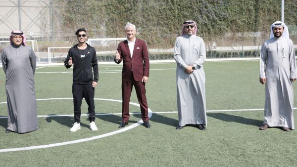During the event Diyar Al Muharraq Hosts Football Legend Ian James Rush