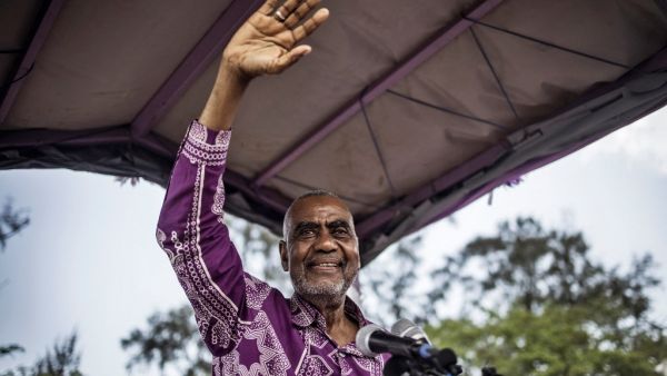 Zanzibar's first vice president Seif Sharif Hamad, who led the island's opposition for three decades, died on February 17, 2021, the president said, after he had been hospitalised for over three weeks with coronavirus. MARCO LONGARI / AFP