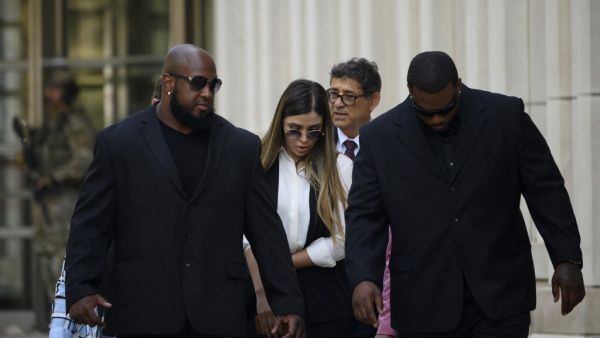 Emma Coronel Aispuro, 31, faces charges of conspiracy to traffick cocaine, methamphetamine, heroin and marijuana for importation into the United States, it said.  Johannes EISELE / AFP Emma Coronel Aispuro, 31, faces charges of conspiracy to traffick cocaine, methamphetamine, heroin and marijuana for importation into the United States, it said.  Johannes EISELE / AFP