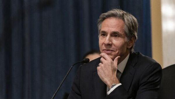 Antony Blinken speaks during his confirmation hearing to be secretary of state before the US Senate Foreign Relations Committee, on January 19, 2021 in Washington, DC. (Alex Edelman-Pool/Getty Images/AFP)