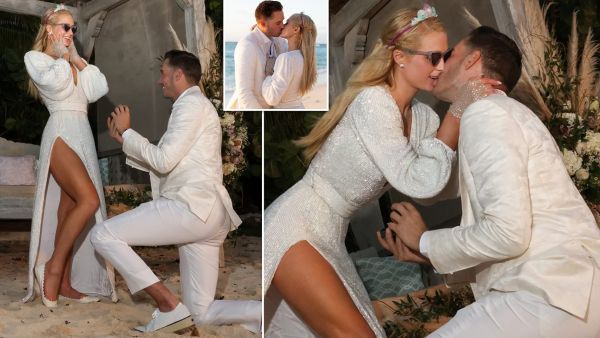 خطوبة باريس هيلتون وحيببها كارتر ريوم