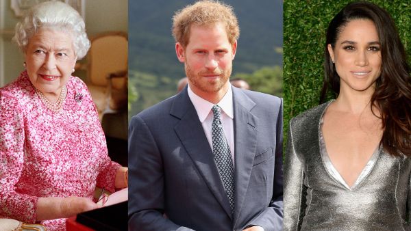 ميغان ماركل، الأمير هاري، الملكة إليزابيث