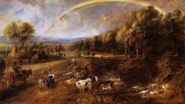 'The Rainbow Landscape', c.1636 (Twitter)