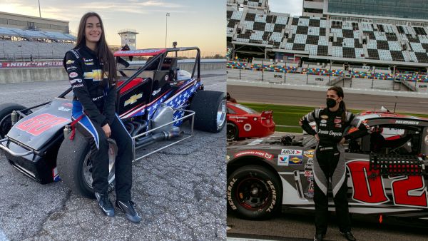 Toni Breidinger has made history for becoming the first Arab female in the race. (Twitter)