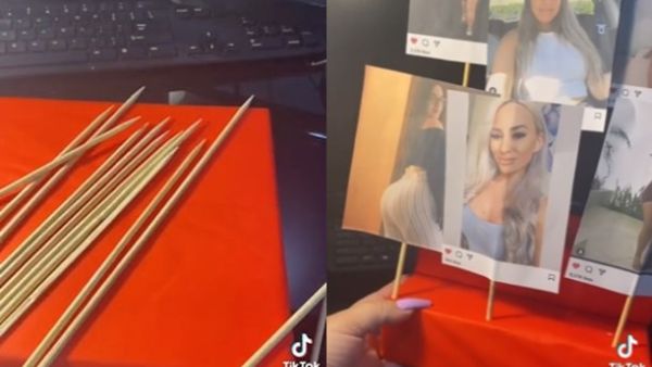 TikTok user Gloria, believed to be from the US, has racked up more than 4.4million views for her 'hilarious' video.  (TikTok)