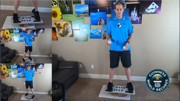 David Rush, who has broken more than 150 Guinness World Records to promote STEM education. (YuoTube/ Screenshot)