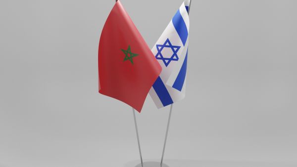 Israel - Morocco Cooperation Flags  (Shutterstock)	