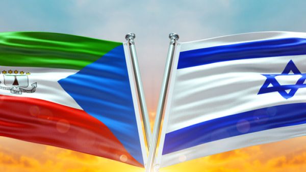 Flag Israel vs Equatorial Guinea flag waving  (Shutterstock)	 
