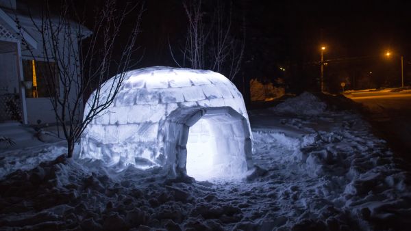 homemade igloo. (Shutterstock/ File Photo)