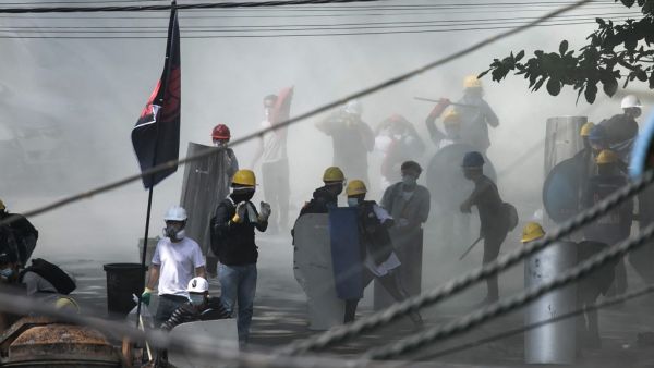 Myanmar protests becomes intense 
