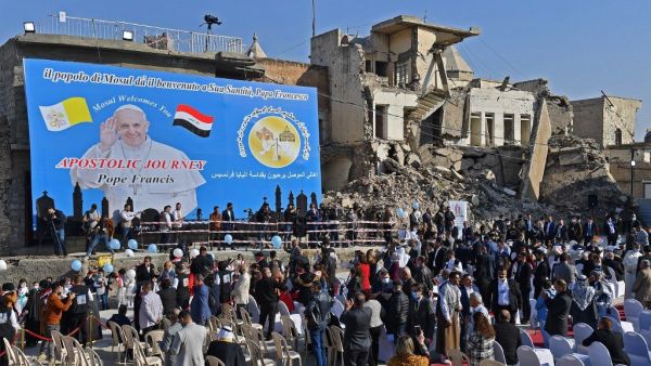 Pope Francis in Iraq for a 3-day visit.