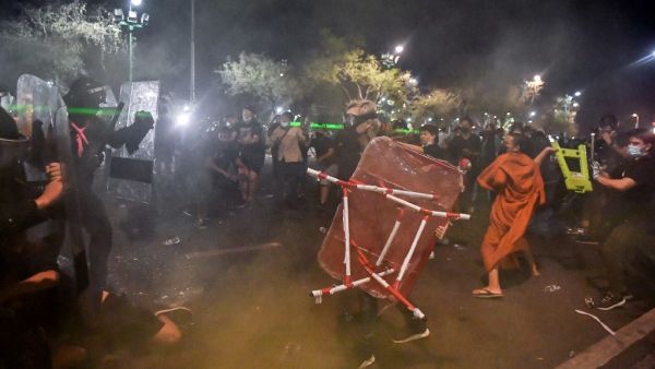 About 1,000 protesters gather near Grand Palace in capital Bangkok called for monarchy reform and for the PM to step down.