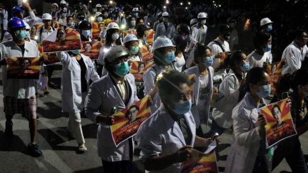 Eight protesters killed in bloody Myanmar crackdown 