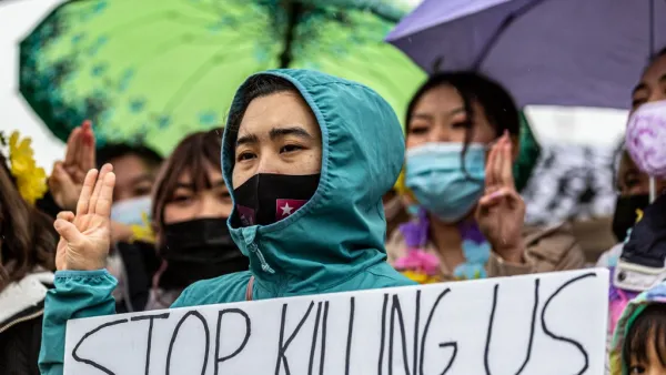 Myanmar has seen the most violent crackdown on Saturday