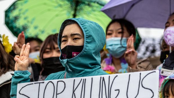 Myanmar has seen the most violent crackdown on Saturday