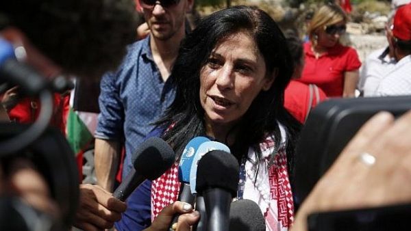 Prominent Palestinian lawmaker Khalida Jarrar 