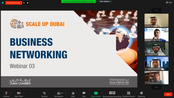 برنامج غرفة دبي لدعم الشركات الناشئة ذات النمو السريع يختتم تدريبياً متخصصاً لـ 16 شركة ناشئة